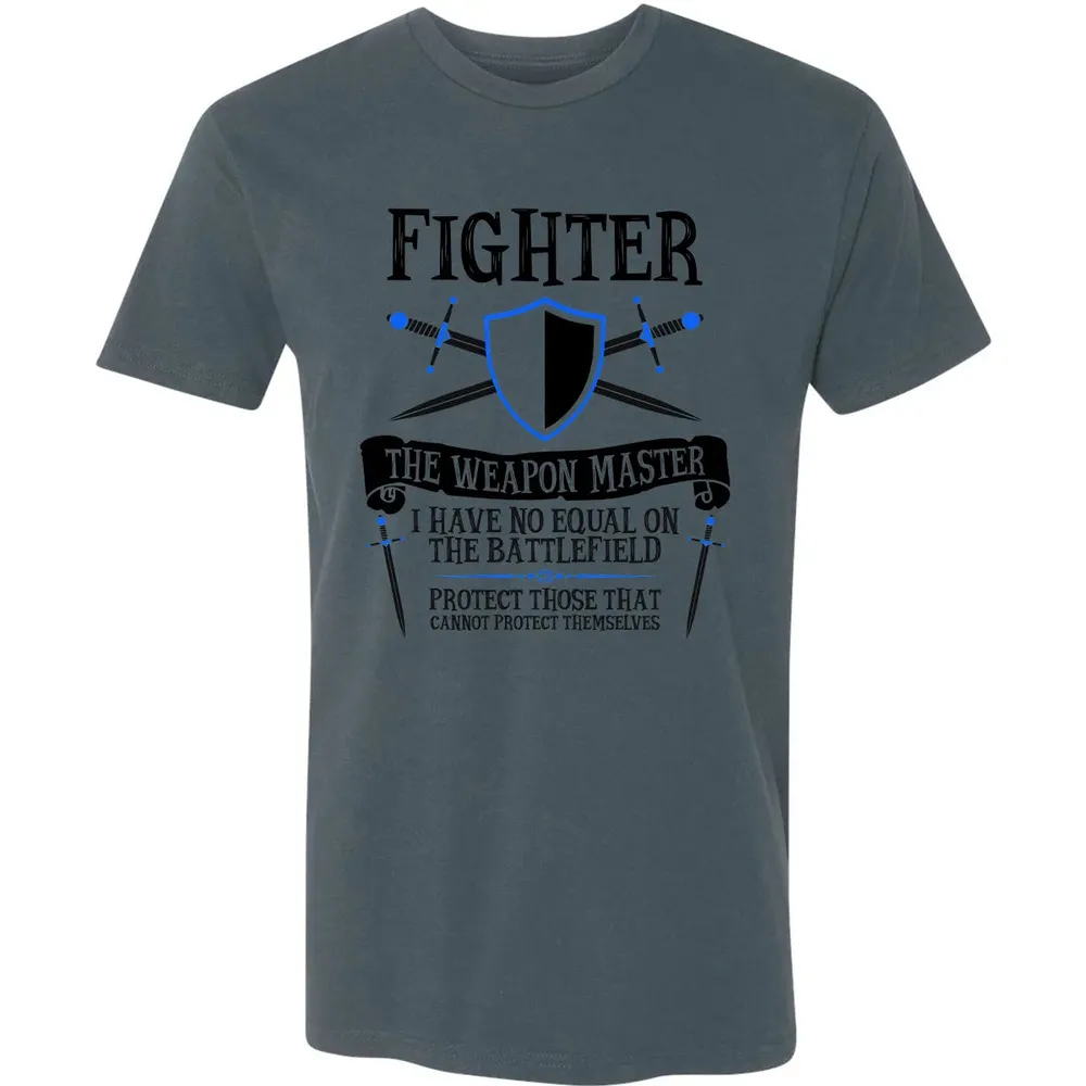 FIGHTER, THE WEAPON MASTER (White) Premium Unisex T-shirt - 14
