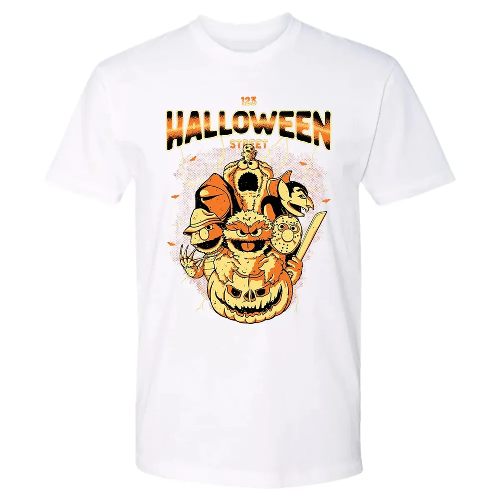 Halloween Street Premium Unisex T-shirt - 4
