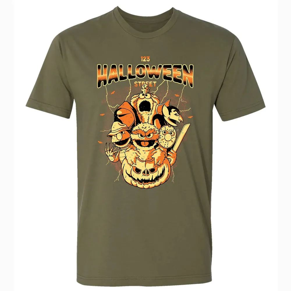 Halloween Street Premium Unisex T-shirt - 5