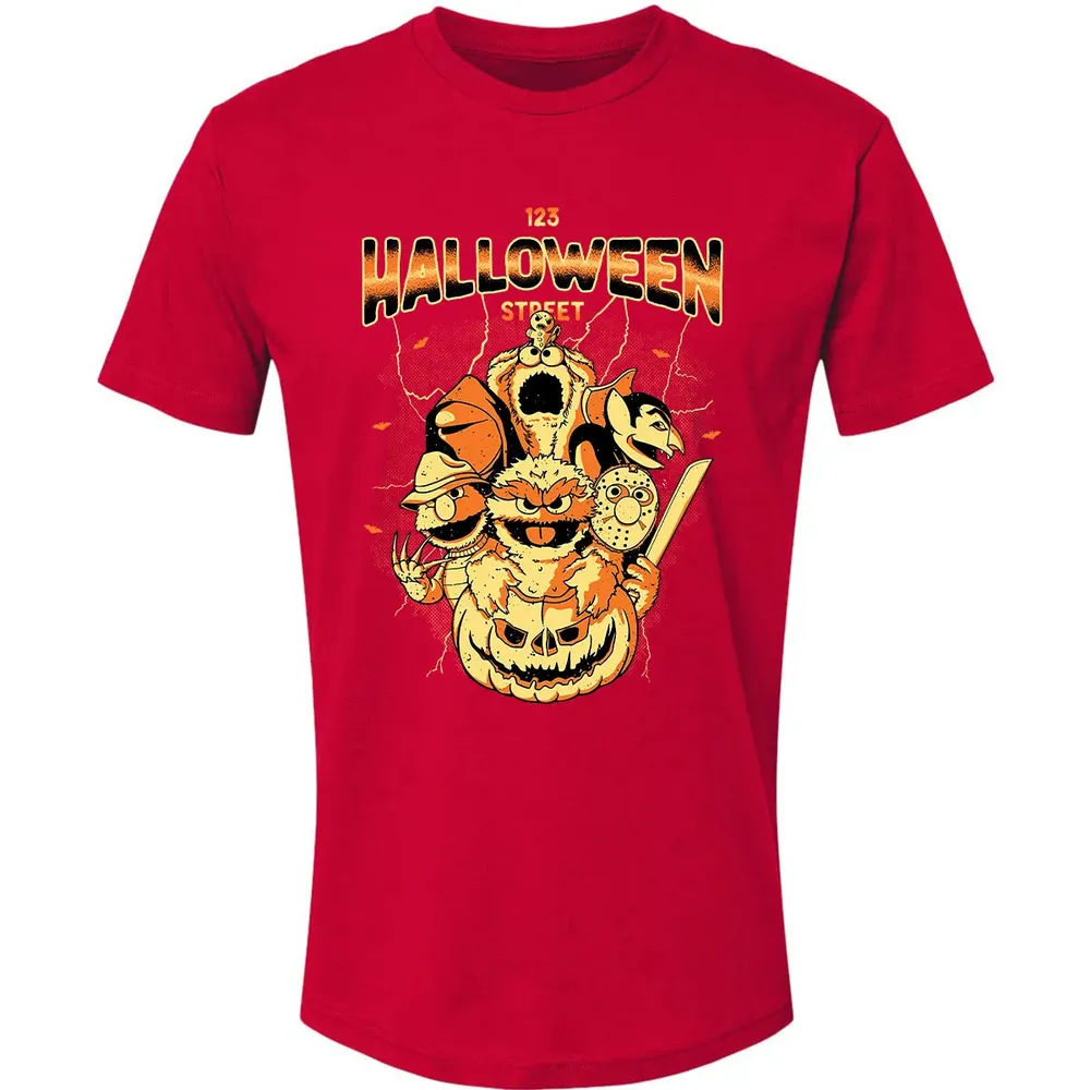 Halloween Street Premium Unisex T-shirt - 6