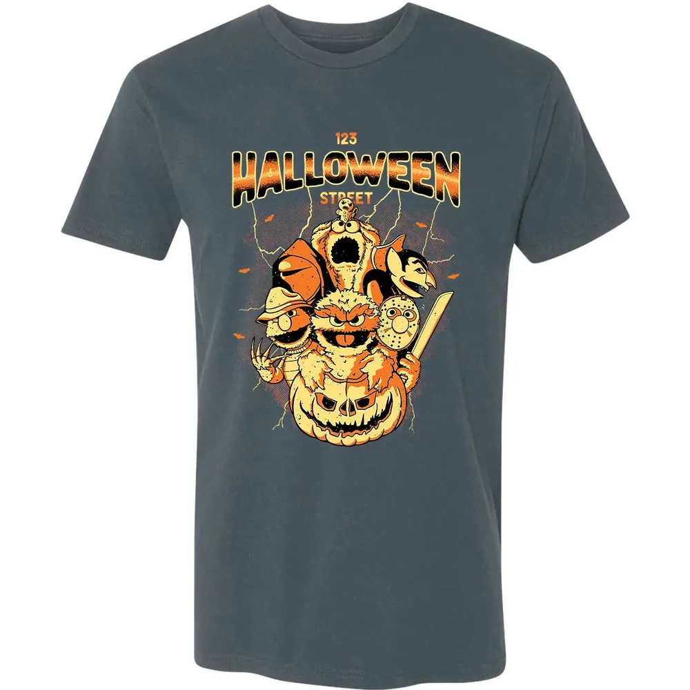 Halloween Street Premium Unisex T-shirt - 14