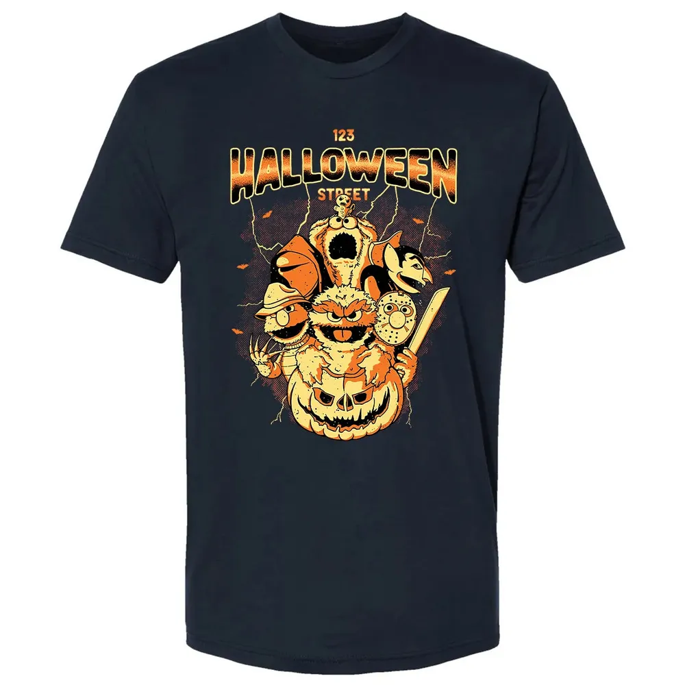 Halloween Street Premium Unisex T-shirt - 2