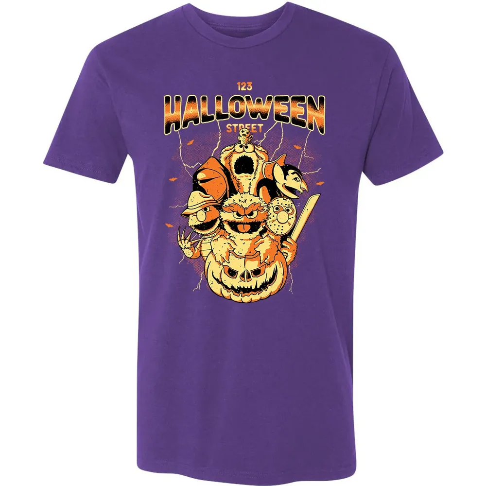 Halloween Street Premium Unisex T-shirt - 7