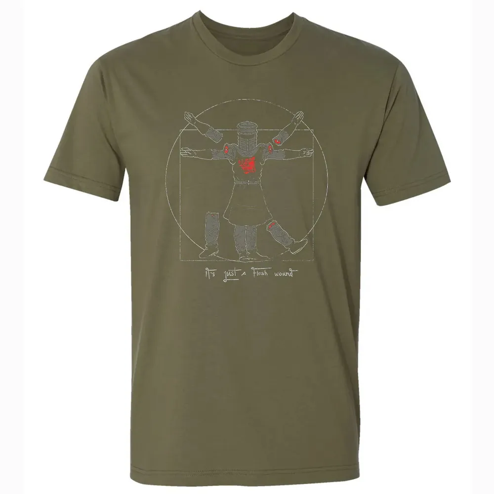 Vitruvian Knight Premium Unisex T-shirt - 5