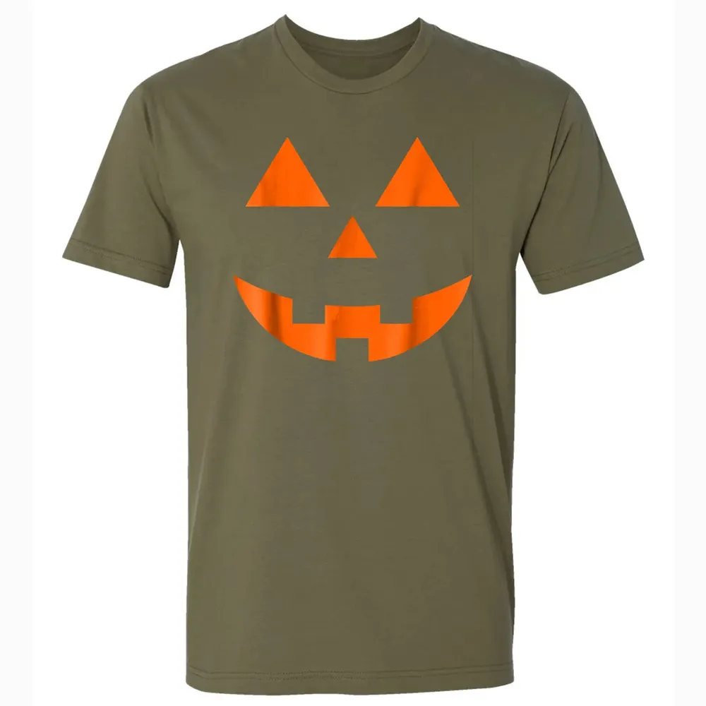 Jack O Lantern    Halloween Pumpkin Premium Unisex T-shirt - 5