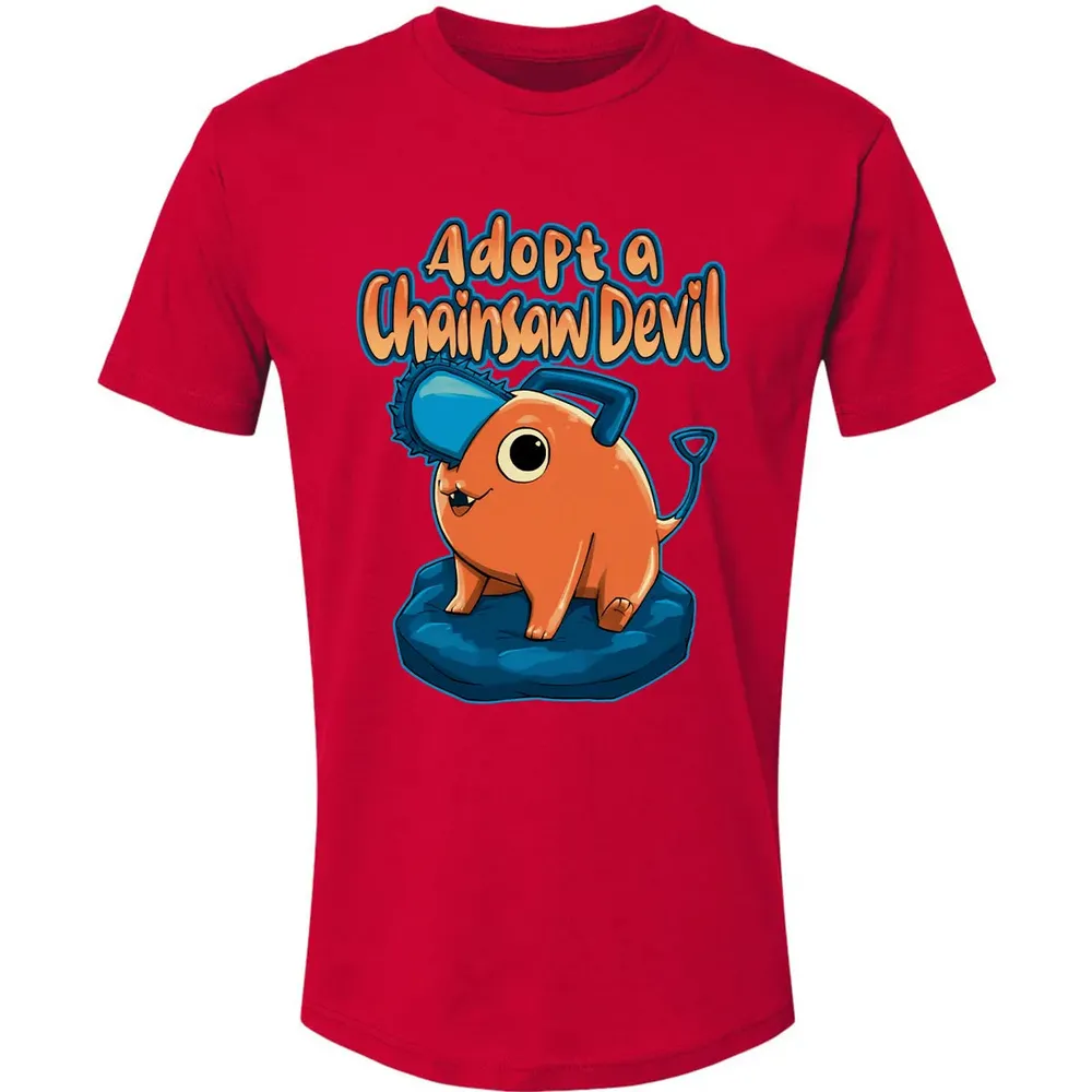 Adopt A Chainsaw Devil Premium Unisex T-shirt - 6