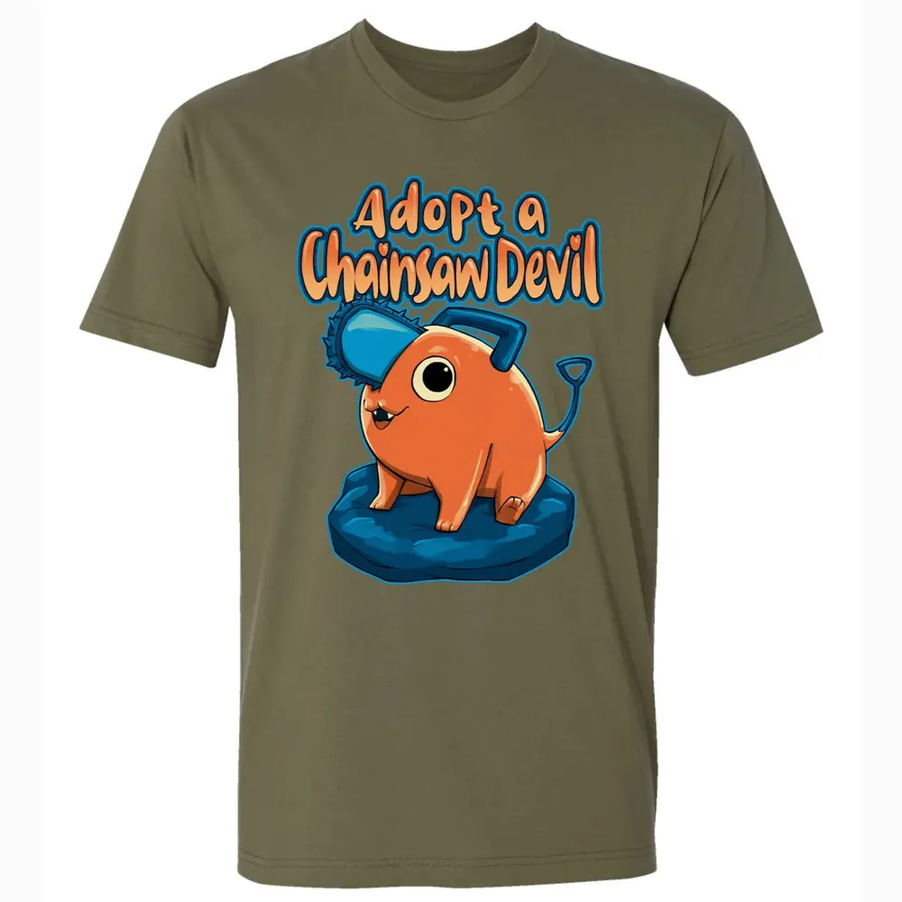 Adopt A Chainsaw Devil Premium Unisex T-shirt - 5
