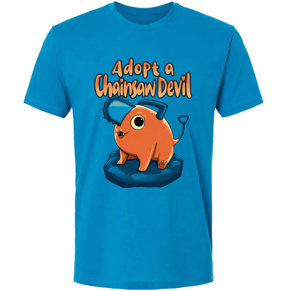 Adopt A Chainsaw Devil Premium Unisex T-shirt - 15