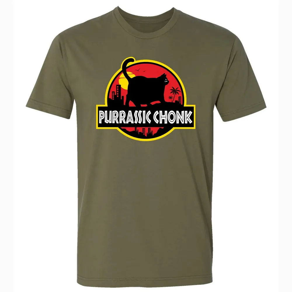 Purrassic Chonk Premium Unisex T-shirt - 5