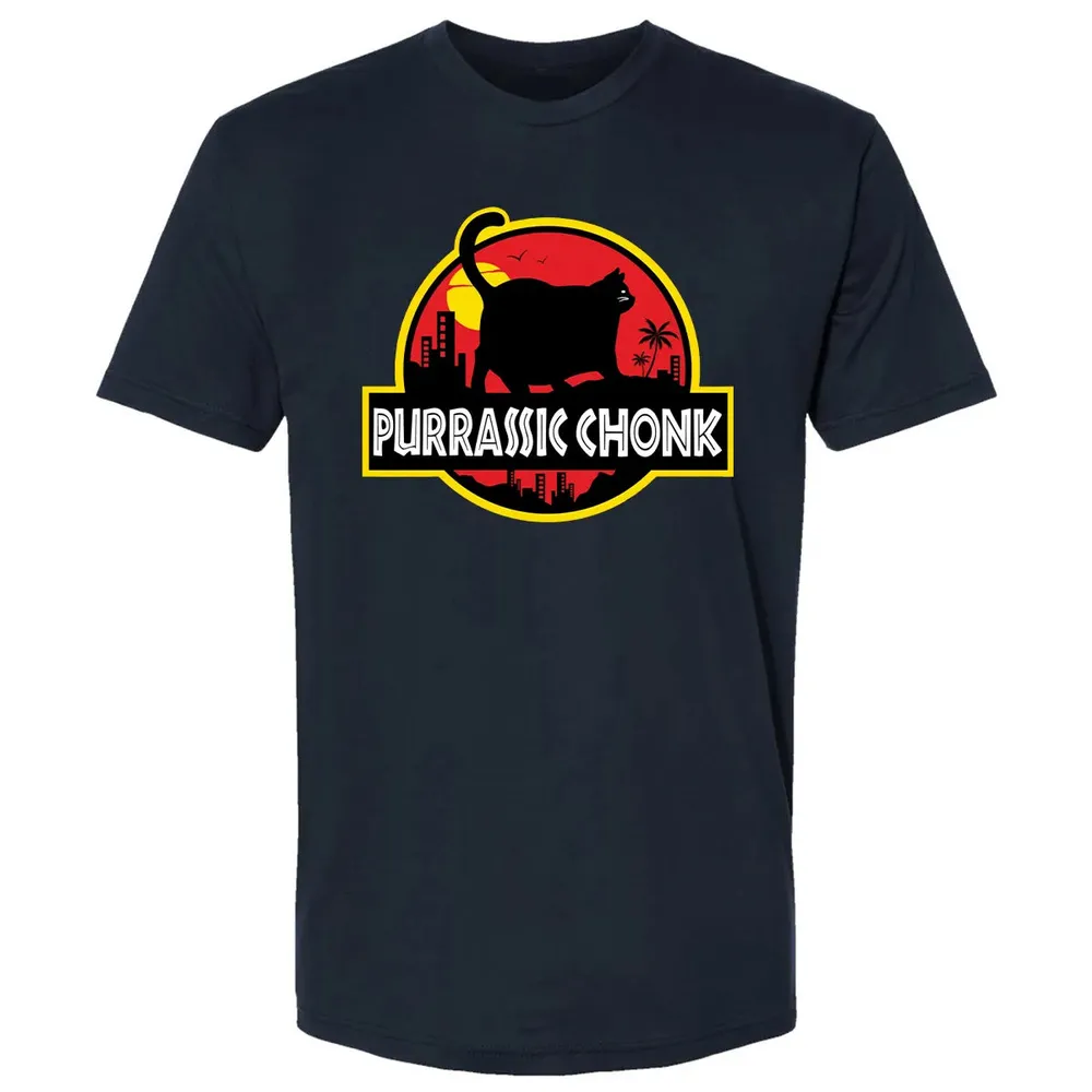 Purrassic Chonk Premium Unisex T-shirt - 2