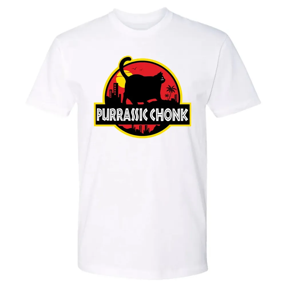 Purrassic Chonk Premium Unisex T-shirt - 4