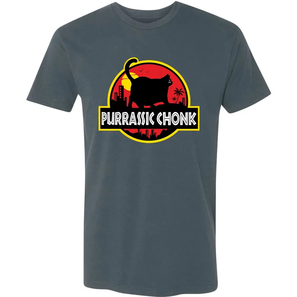 Purrassic Chonk Premium Unisex T-shirt - 14