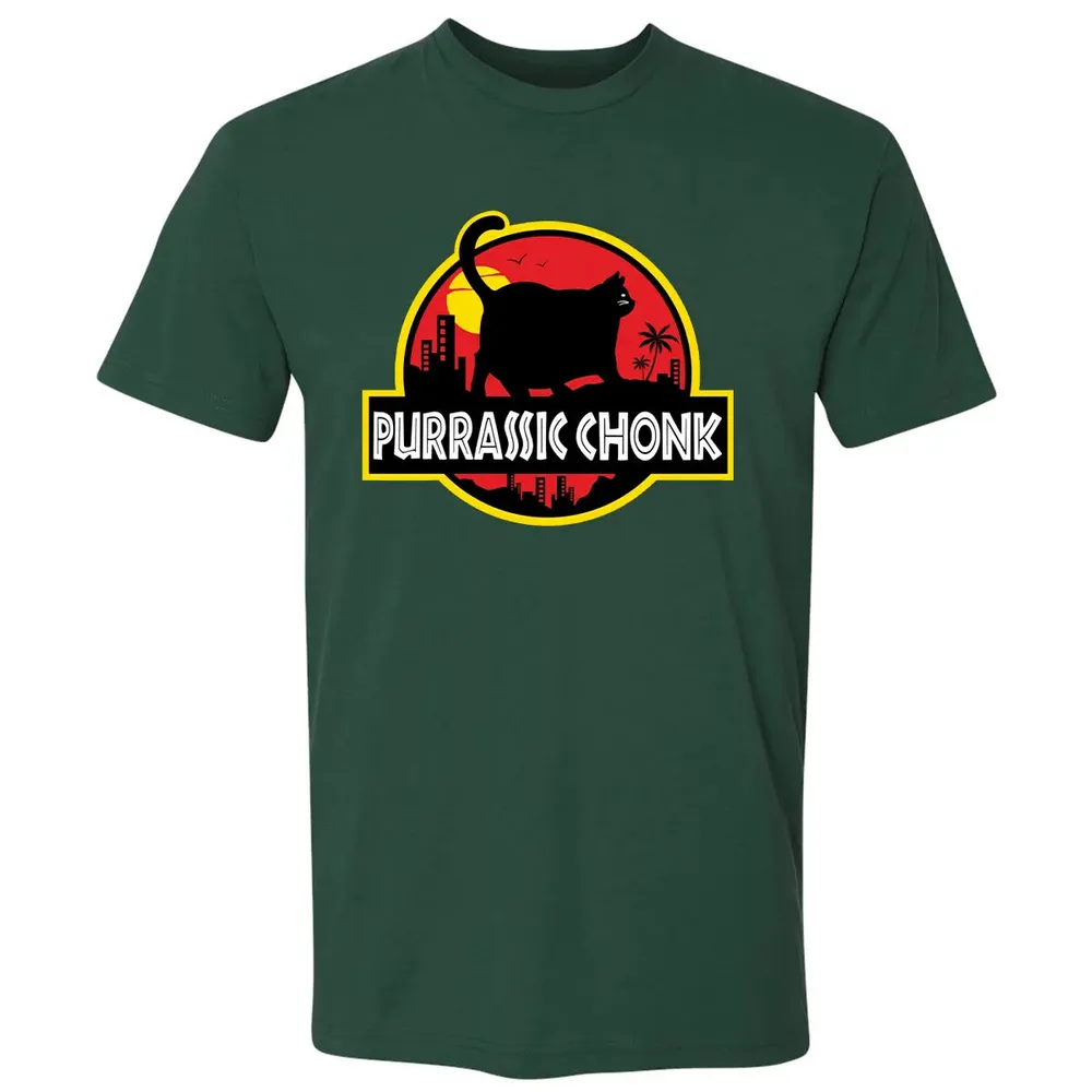 Purrassic Chonk Premium Unisex T-shirt - 12