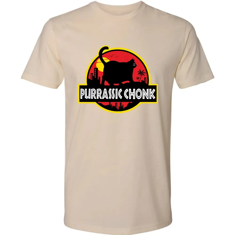 Purrassic Chonk Premium Unisex T-shirt - 13