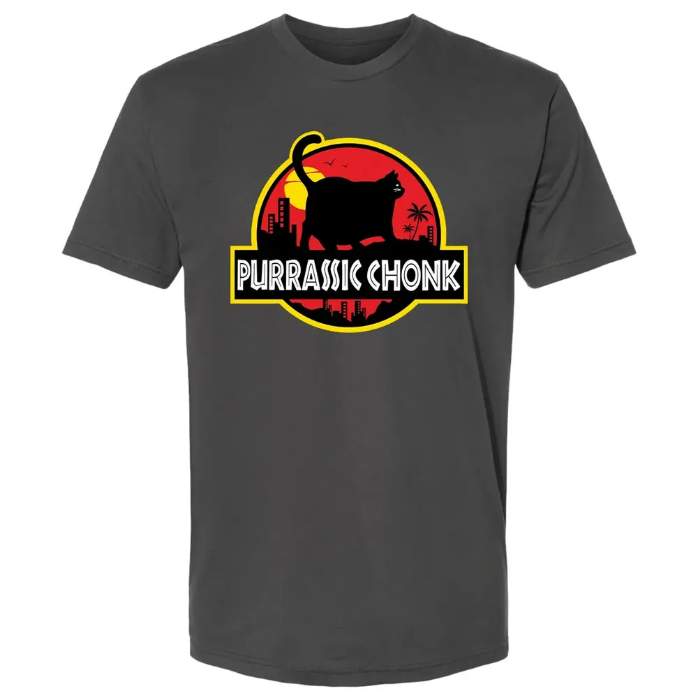Purrassic Chonk Premium Unisex T-shirt - 8