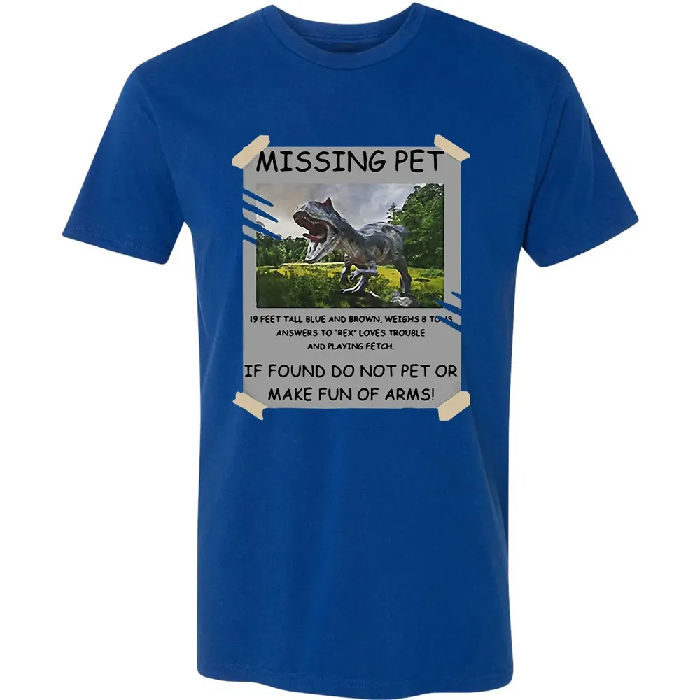 Dinosaur Missing Pet Premium Unisex T-shirt - 10