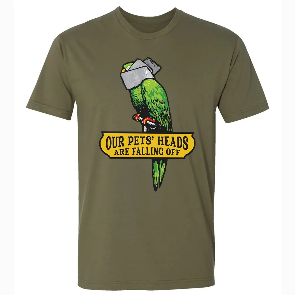 Our Pets Heads Are Falling Off Premium Unisex T-shirt - 5