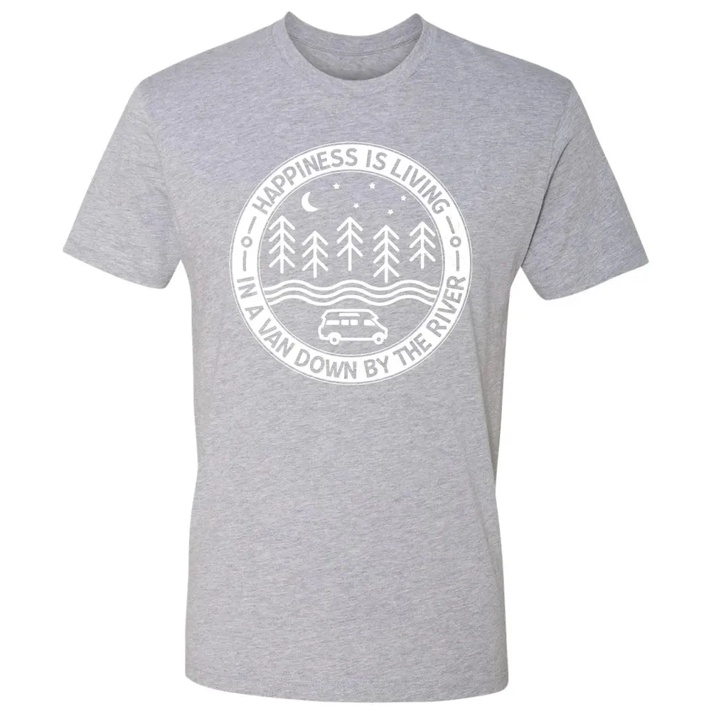 Happiness Is Living In A Van Down By The River Premium Unisex T-shirt - 9