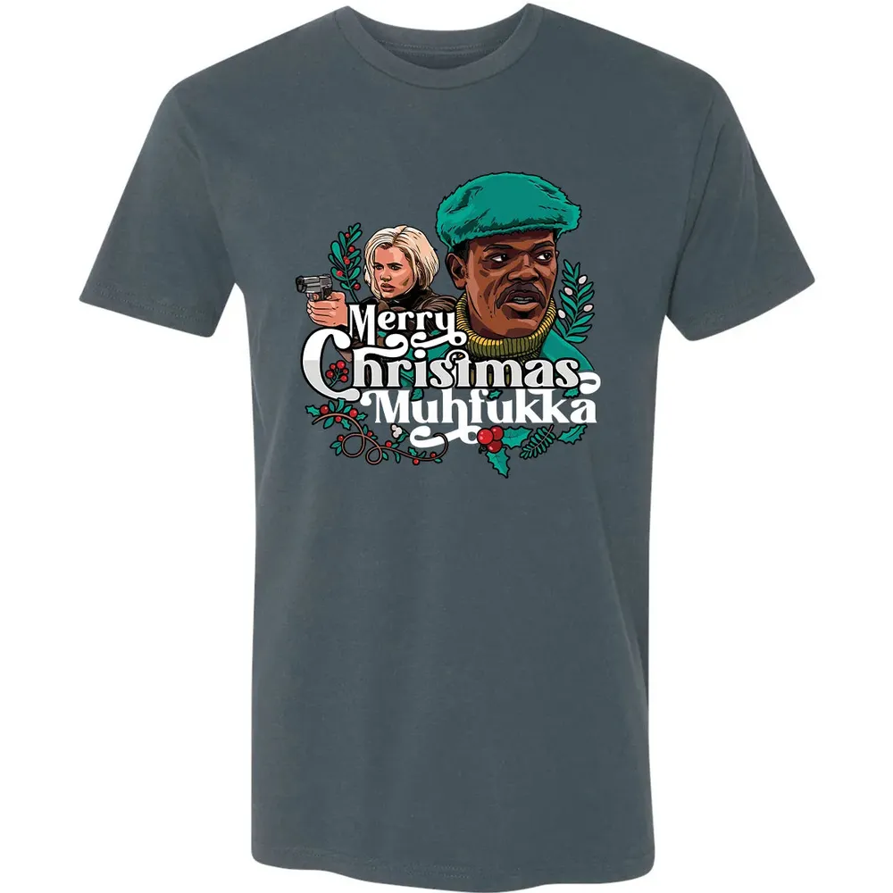 Merry Xmas Muhfukka Premium Unisex T-shirt - 14