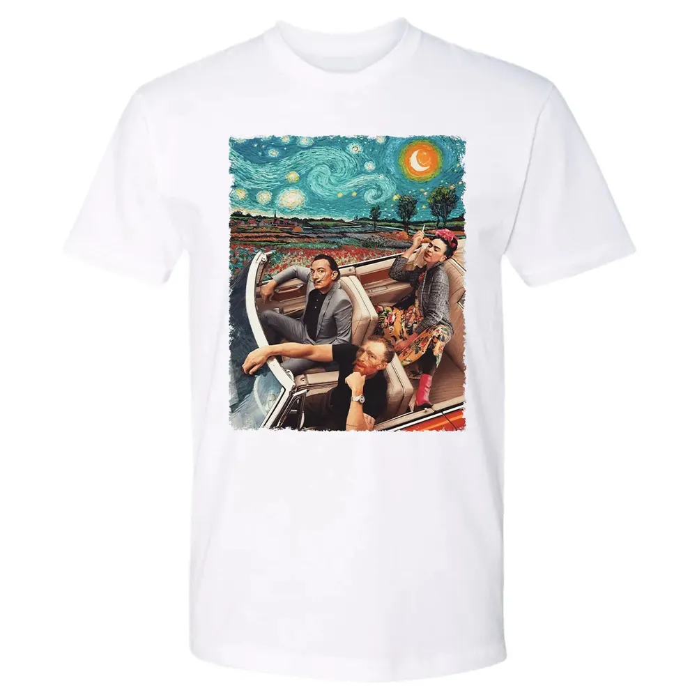 Great Artists In Car Premium Unisex T-shirt - 4