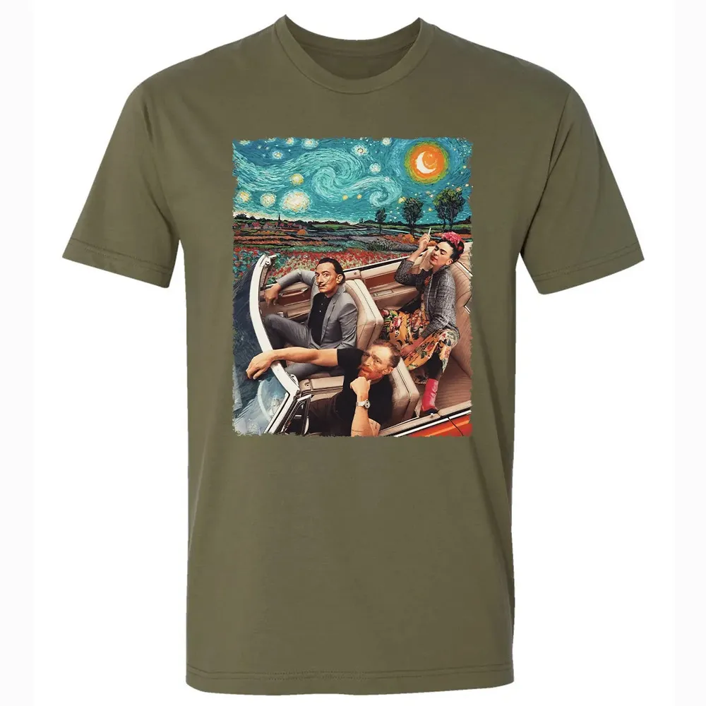 Great Artists In Car Premium Unisex T-shirt - 5