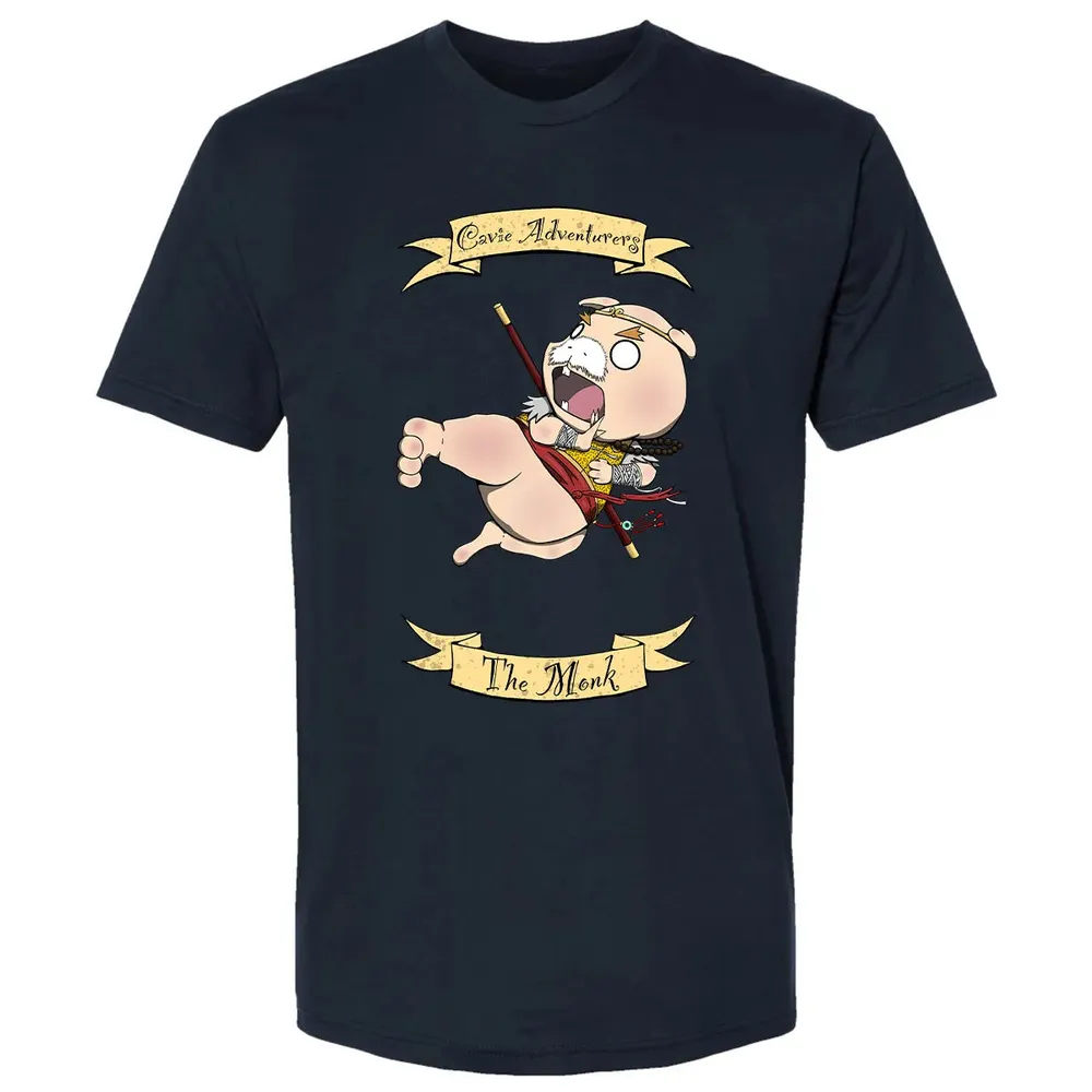 Cavie Adventurers - The Monk Premium Unisex T-shirt - 2