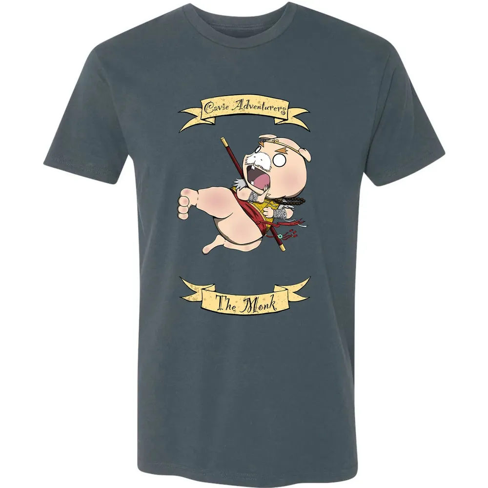 Cavie Adventurers - The Monk Premium Unisex T-shirt - 14