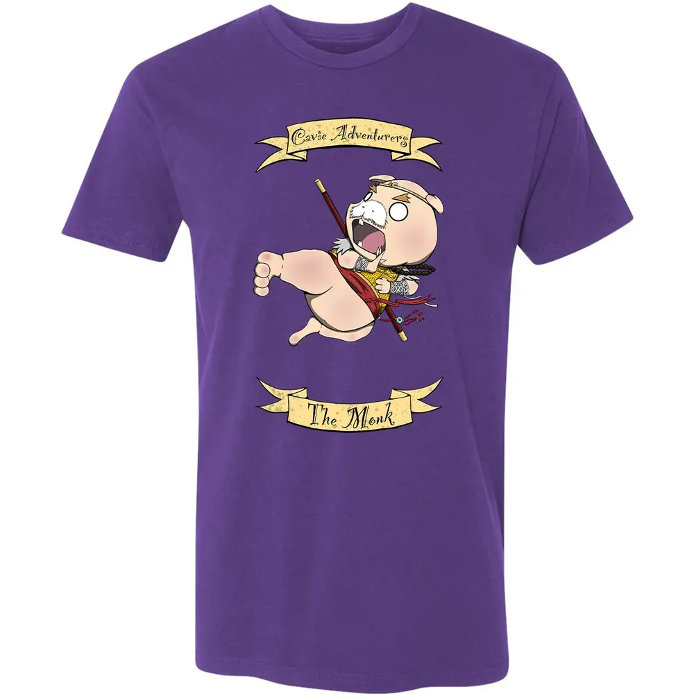 Cavie Adventurers - The Monk Premium Unisex T-shirt - 7