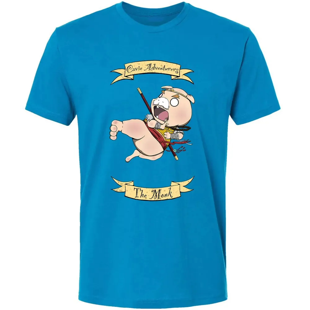 Cavie Adventurers - The Monk Premium Unisex T-shirt - 15