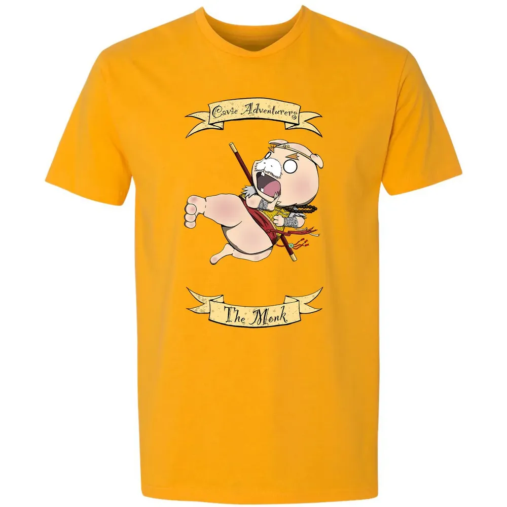 Cavie Adventurers - The Monk Premium Unisex T-shirt - 11