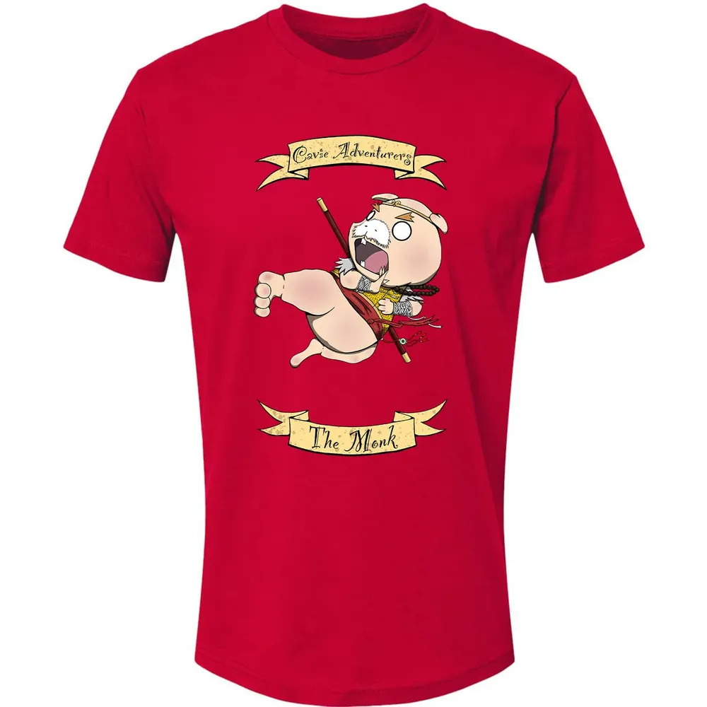 Cavie Adventurers - The Monk Premium Unisex T-shirt - 6