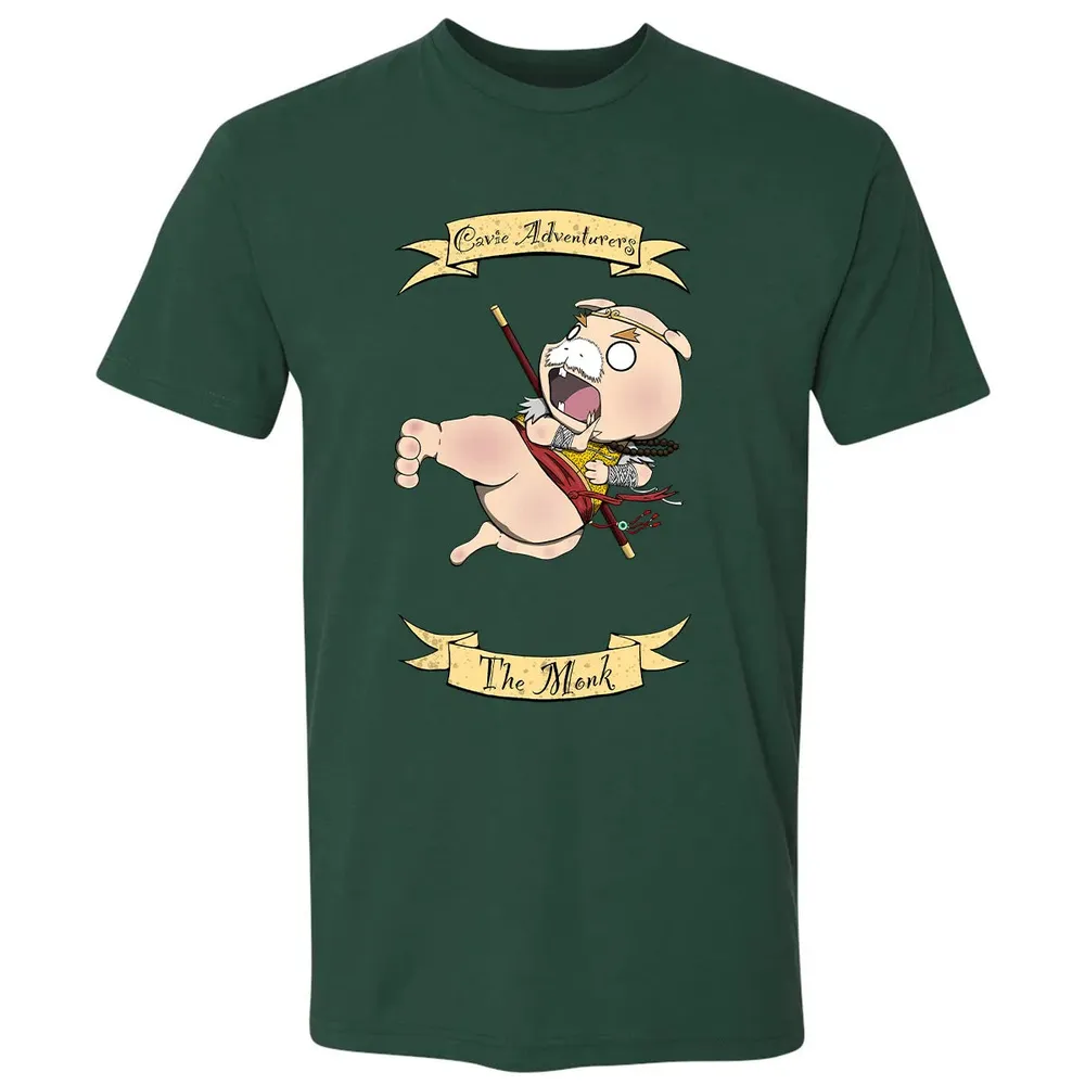 Cavie Adventurers - The Monk Premium Unisex T-shirt - 12
