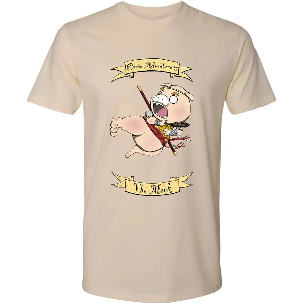 Cavie Adventurers - The Monk Premium Unisex T-shirt - 13