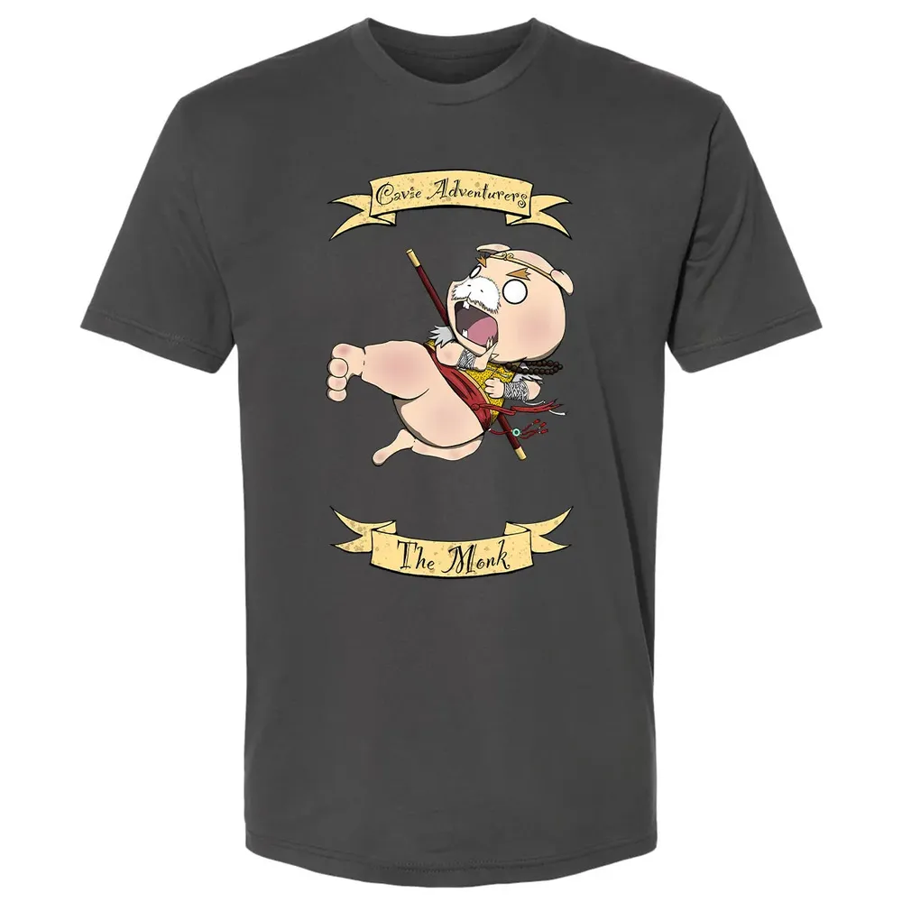 Cavie Adventurers - The Monk Premium Unisex T-shirt - 8