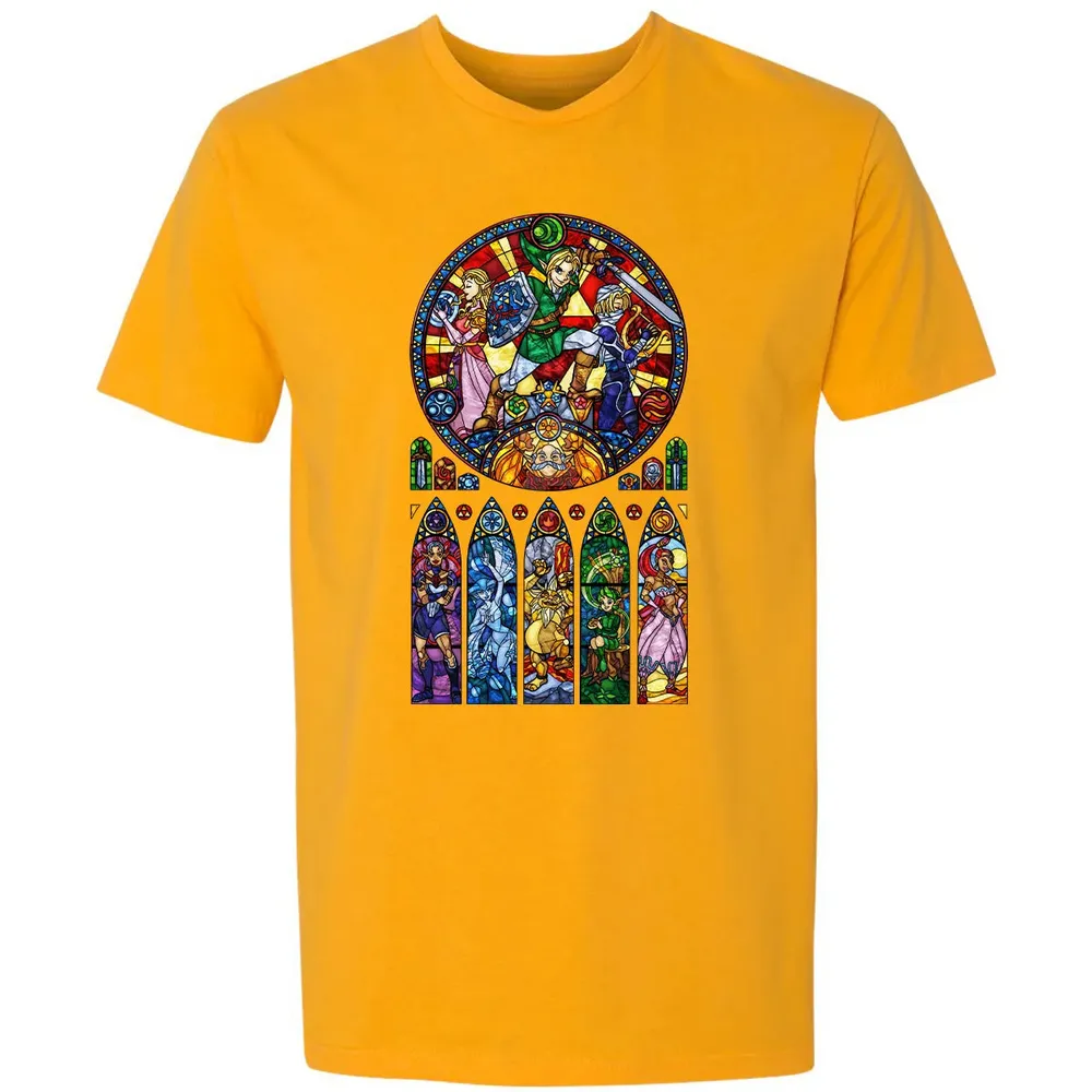 Zelda Stained Glass Premium Unisex T-shirt - 11