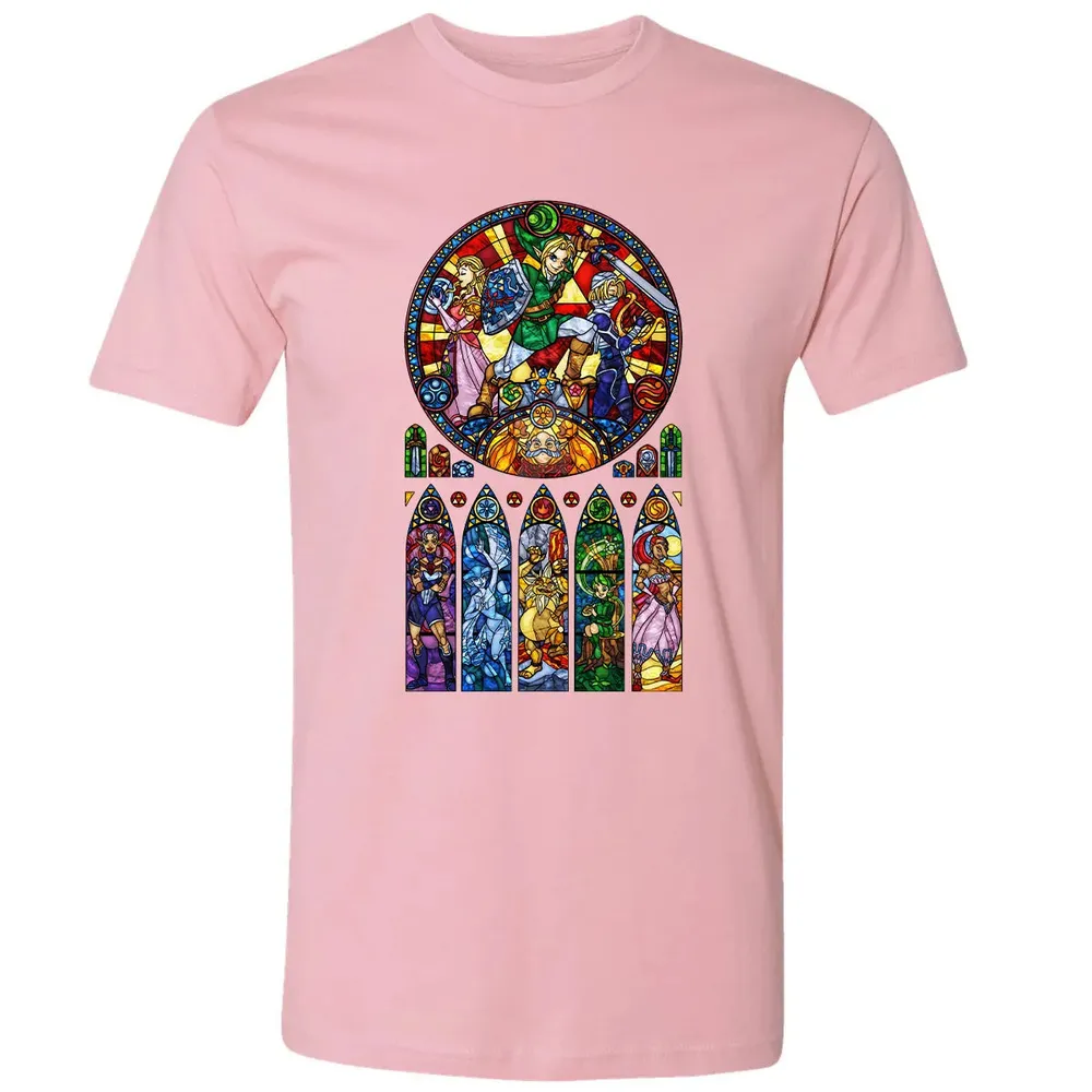 Zelda Stained Glass Premium Unisex T-shirt - 3