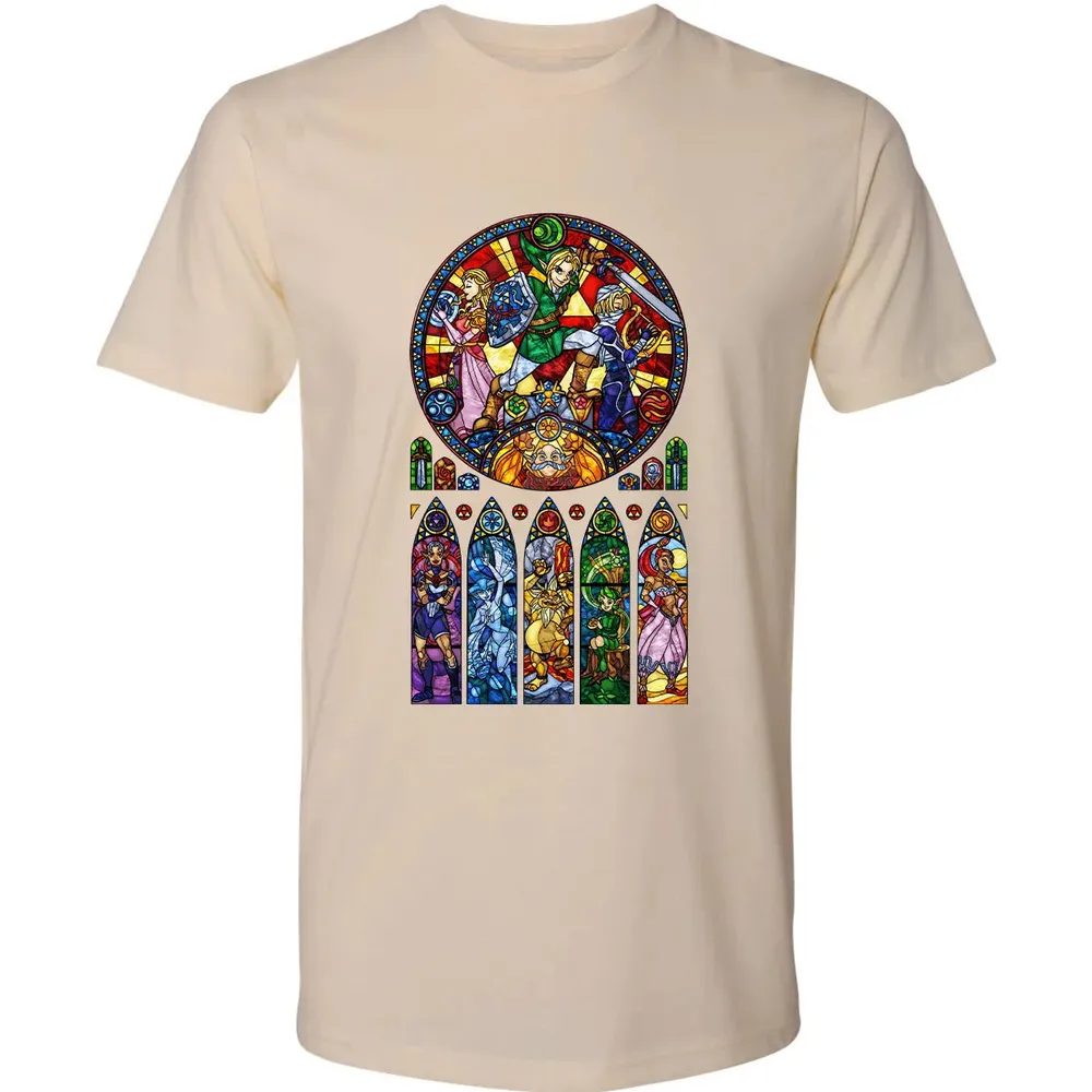 Zelda Stained Glass Premium Unisex T-shirt - 13