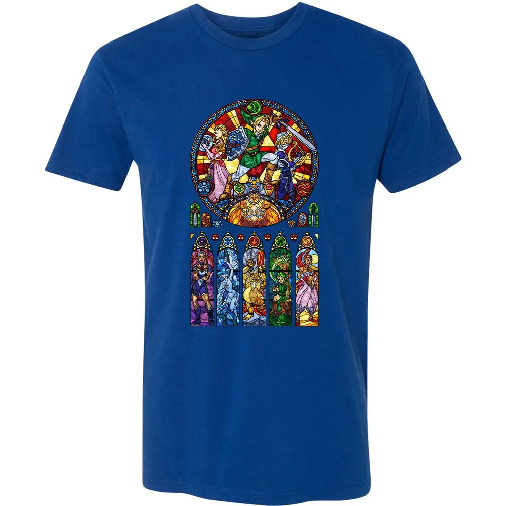 Zelda Stained Glass Premium Unisex T-shirt - 10