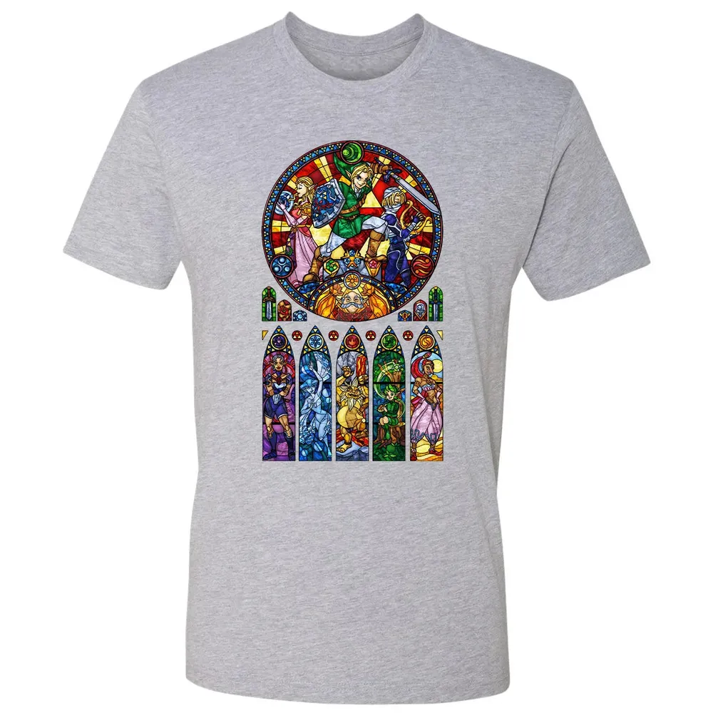 Zelda Stained Glass Premium Unisex T-shirt - 9