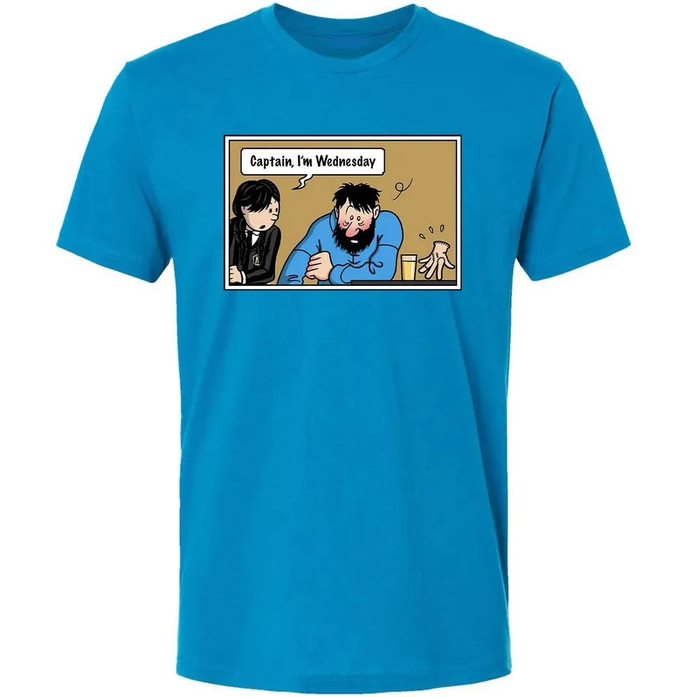 Captain, Iâ€™m Wednesday Premium Unisex T-shirt - 15