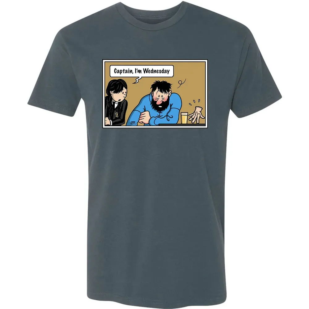 Captain, Iâ€™m Wednesday Premium Unisex T-shirt - 14