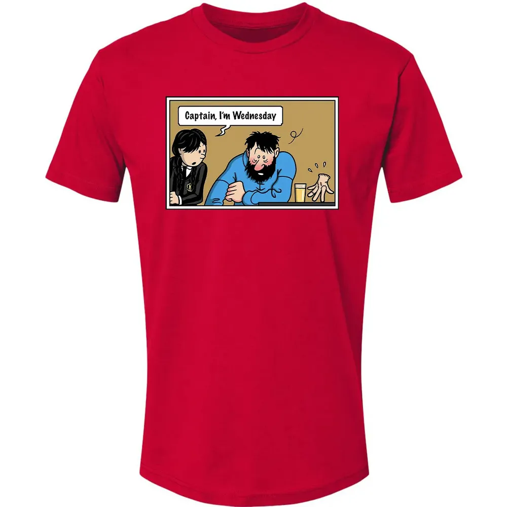 Captain, Iâ€™m Wednesday Premium Unisex T-shirt - 6
