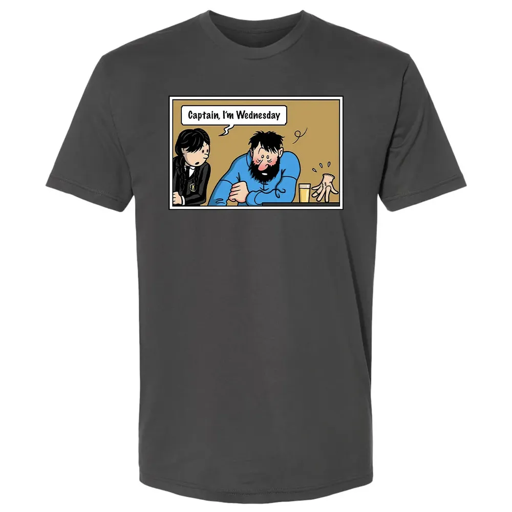 Captain, Iâ€™m Wednesday Premium Unisex T-shirt - 8