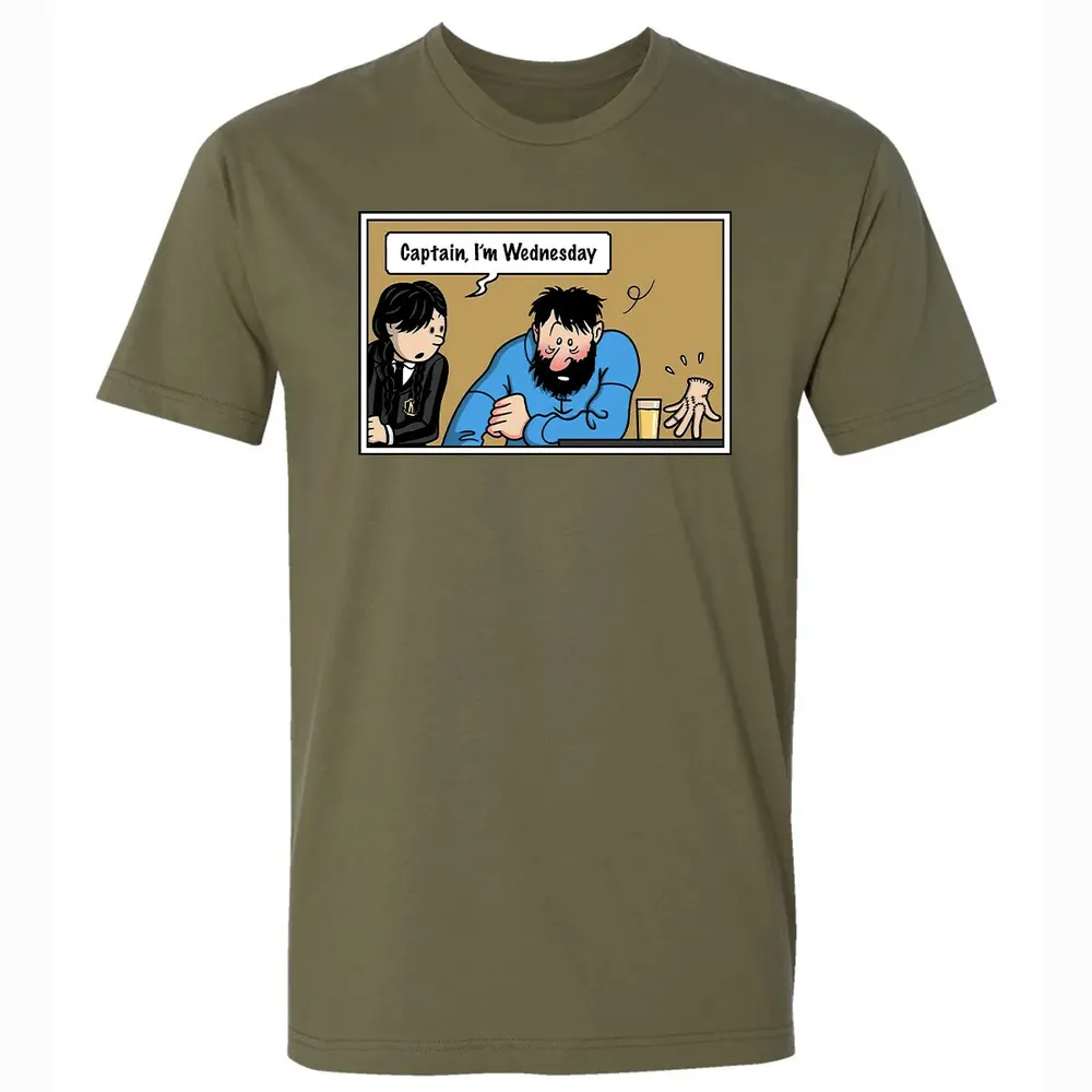 Captain, Iâ€™m Wednesday Premium Unisex T-shirt - 5