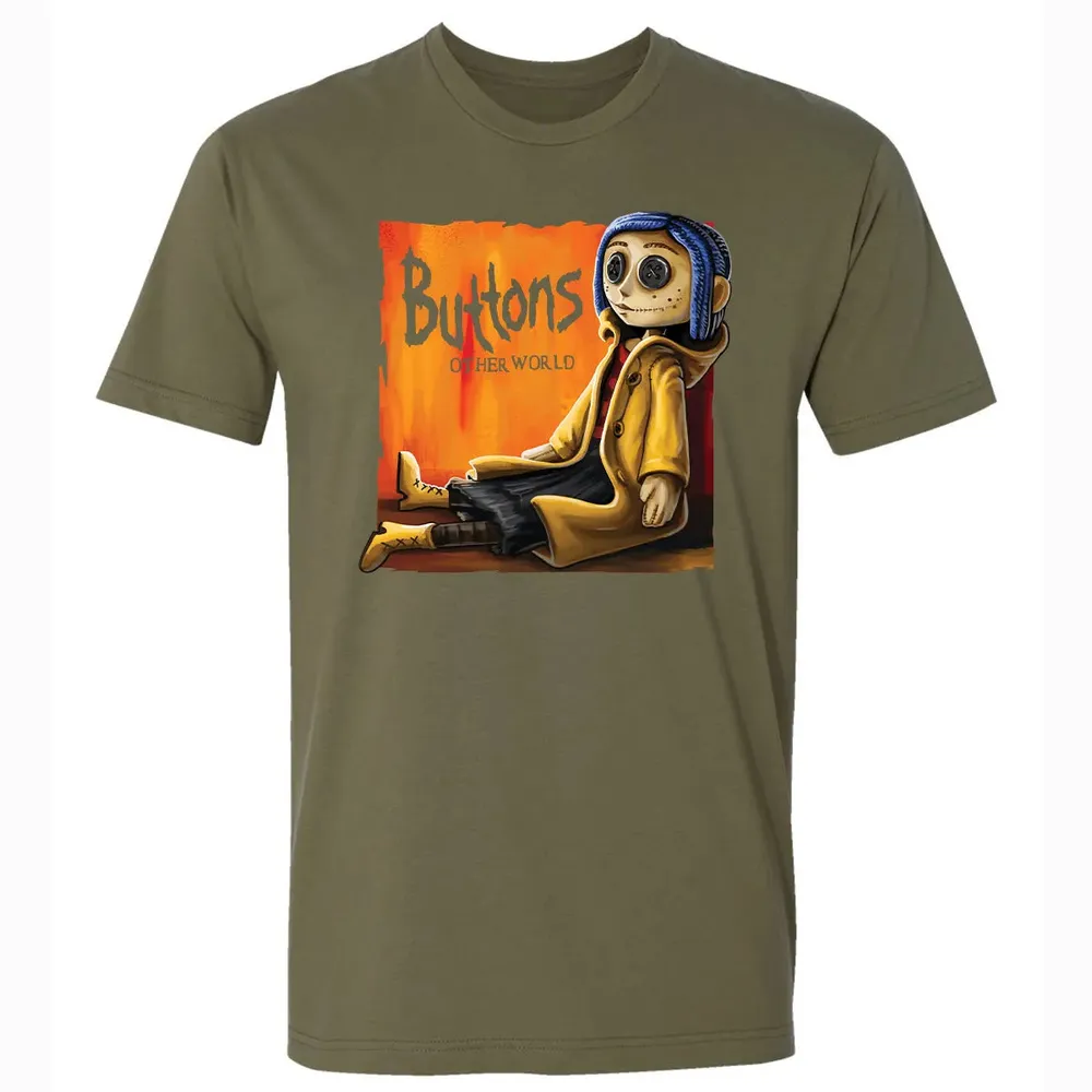 Buttons Other Worlds Premium Unisex T-shirt - 5