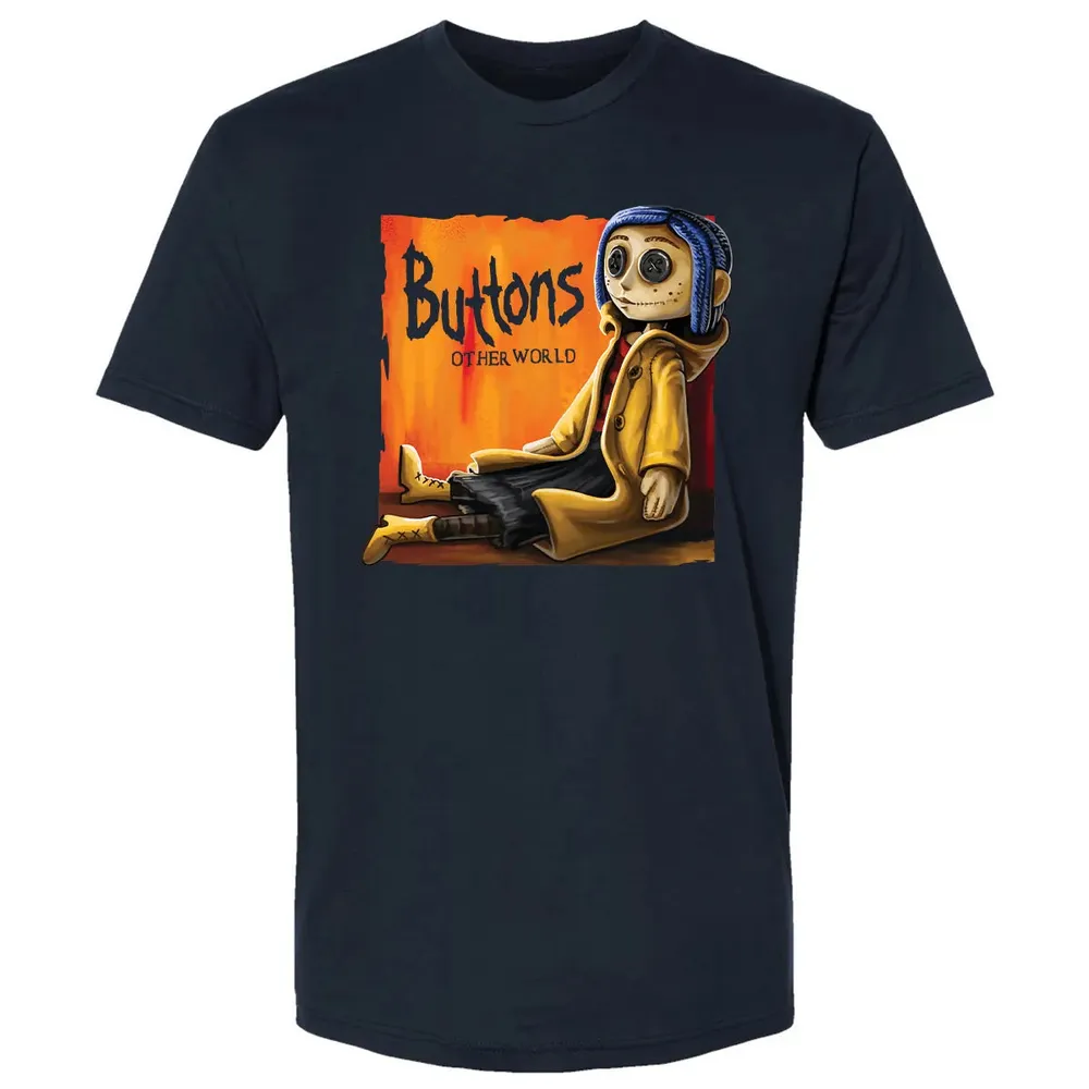Buttons Other Worlds Premium Unisex T-shirt - 2
