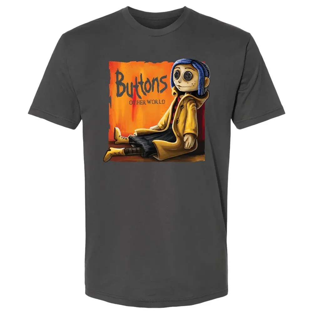Buttons Other Worlds Premium Unisex T-shirt - 8