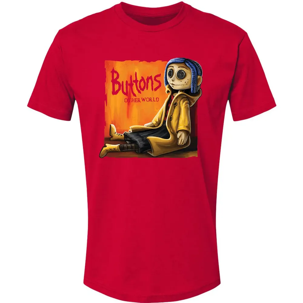 Buttons Other Worlds Premium Unisex T-shirt - 6