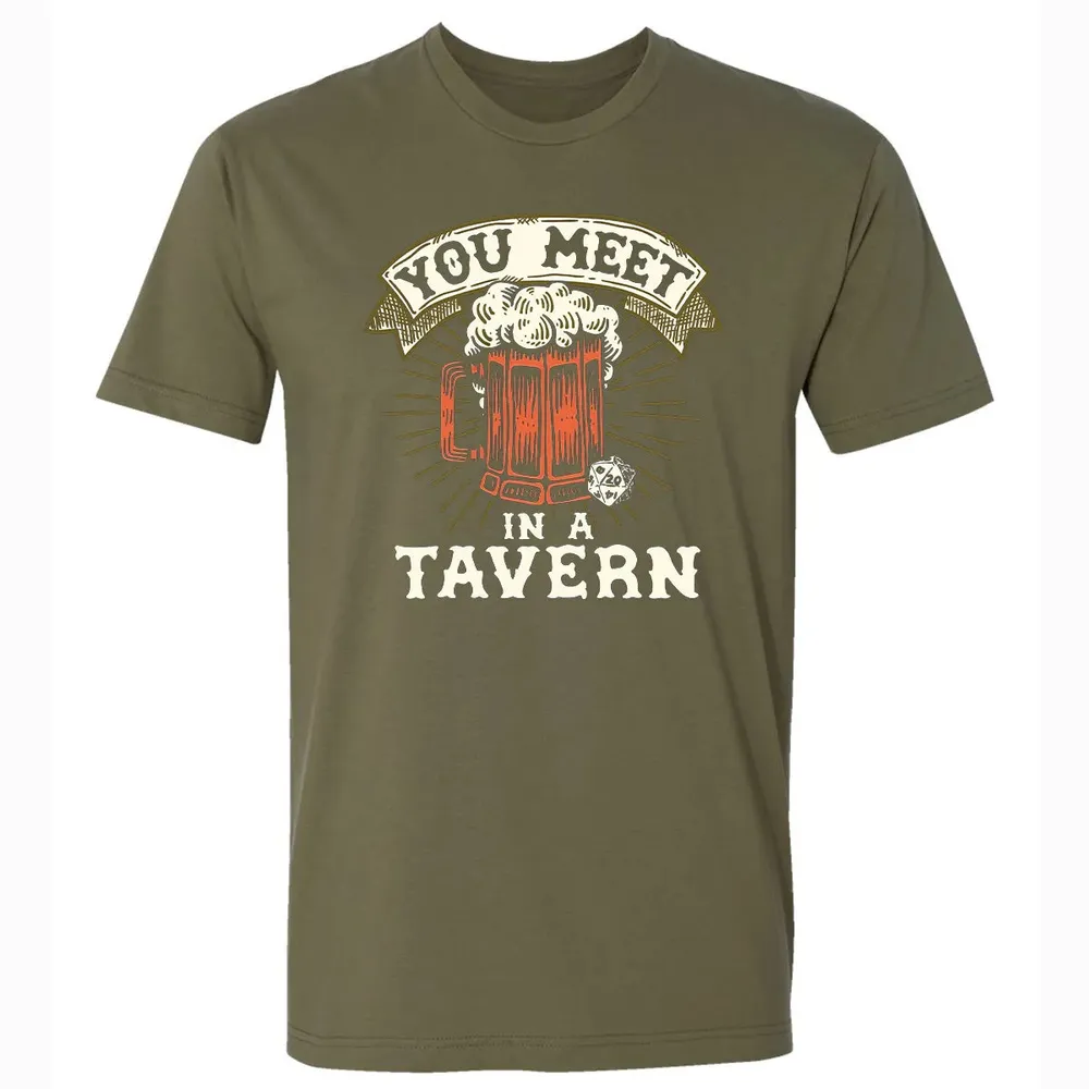 You Meet In A Tavern Premium Unisex T-shirt - 5