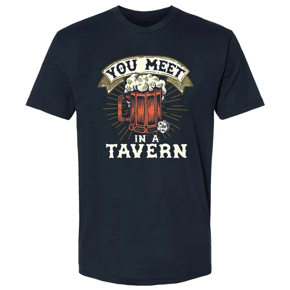 You Meet In A Tavern Premium Unisex T-shirt - 2